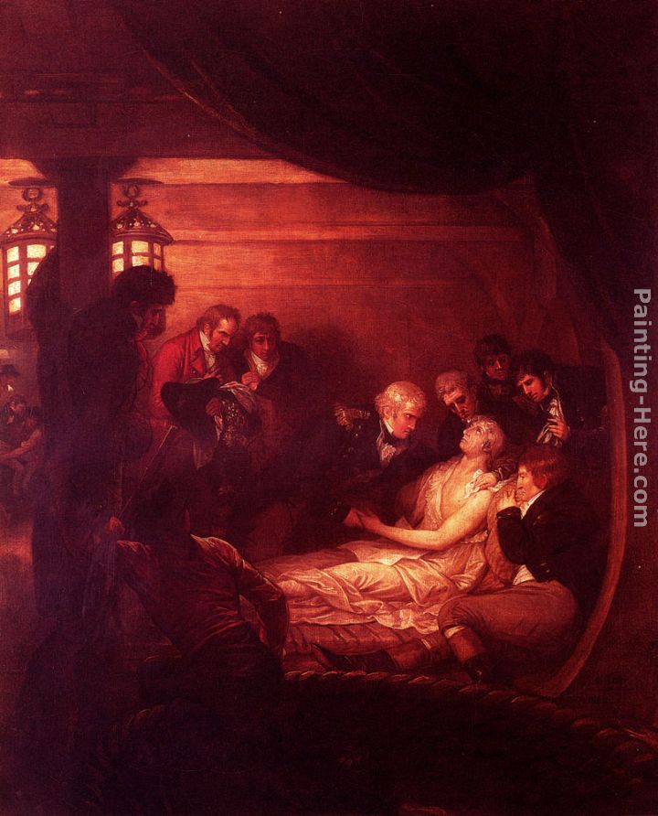 The Death Of Nelson painting - Benjamin West The Death Of Nelson art painting